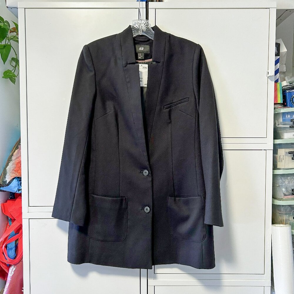 NWT - H&M Jacket - Blazer - Black - Size 8